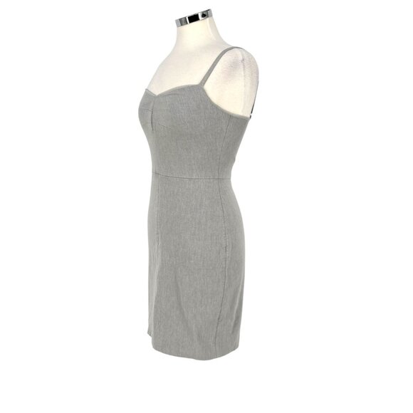 Banana Republic Gray Sleeveless Fitted Sheath Dress Grayy Size 4 - Picture 6 of 13